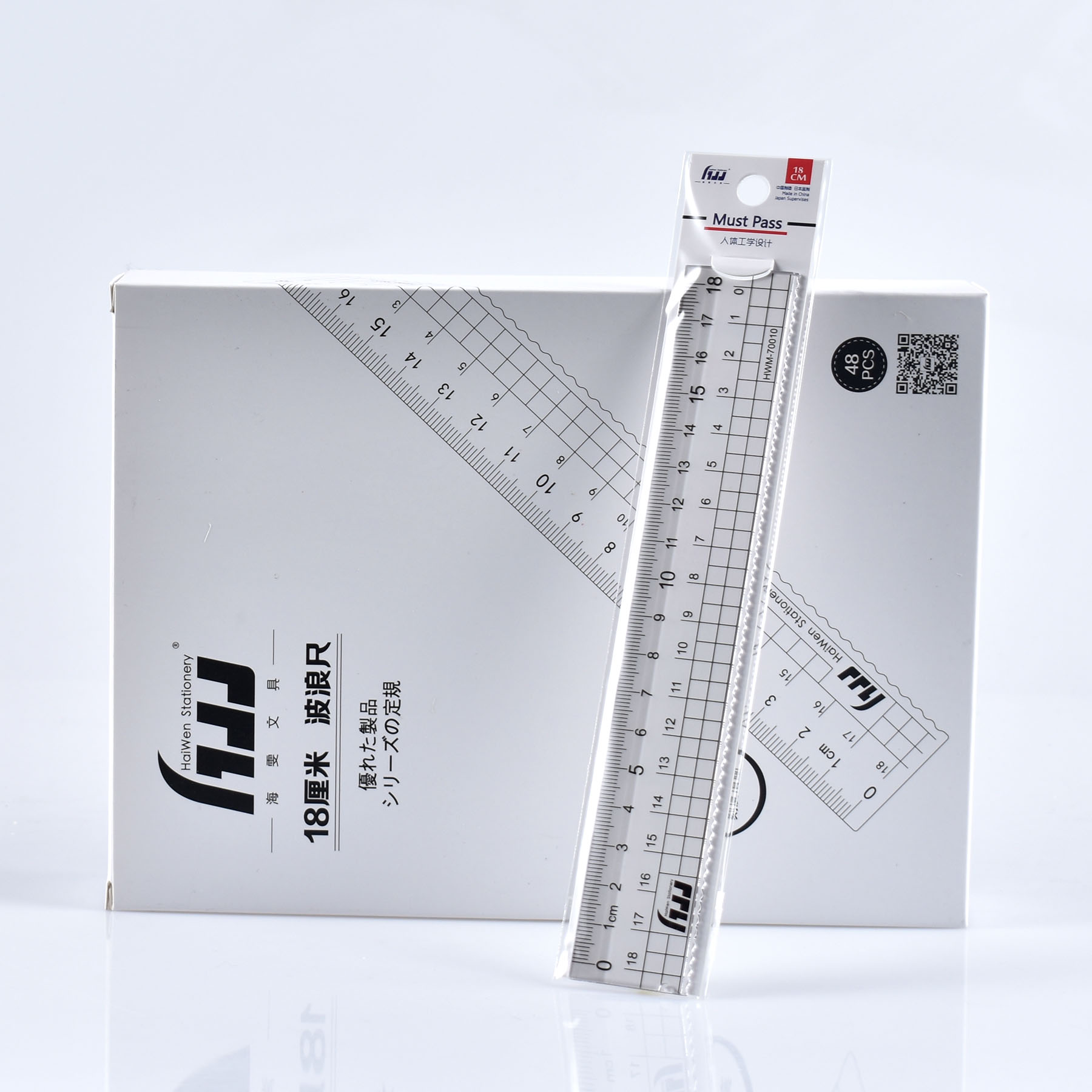 18CM small grid wave ruler